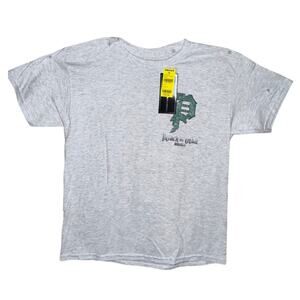 Primitive x Attack On Titan Cotton Tee Gray Boys Size M Sportswear Short Sleeve